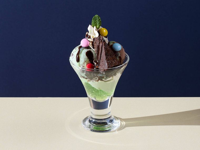 チョコミン党パフェ・ミニ