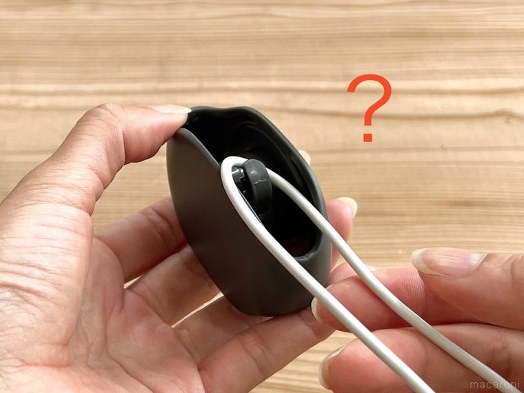 半自動コード巻取りケース