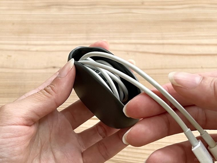 半自動コード巻取りケース