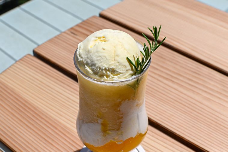 アイスのアップ