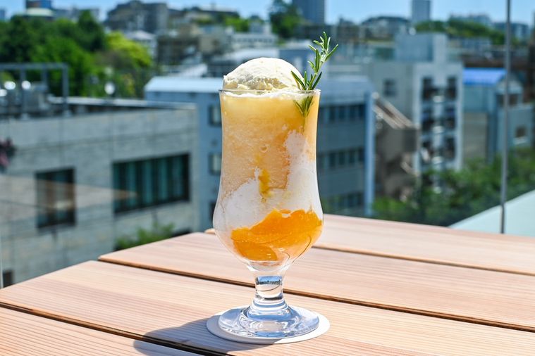 ドリンクのアップ