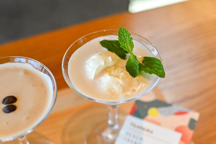 カクテルのアップ