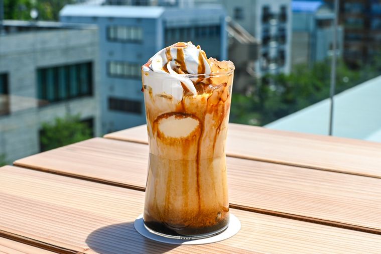 ドリンクのアップ