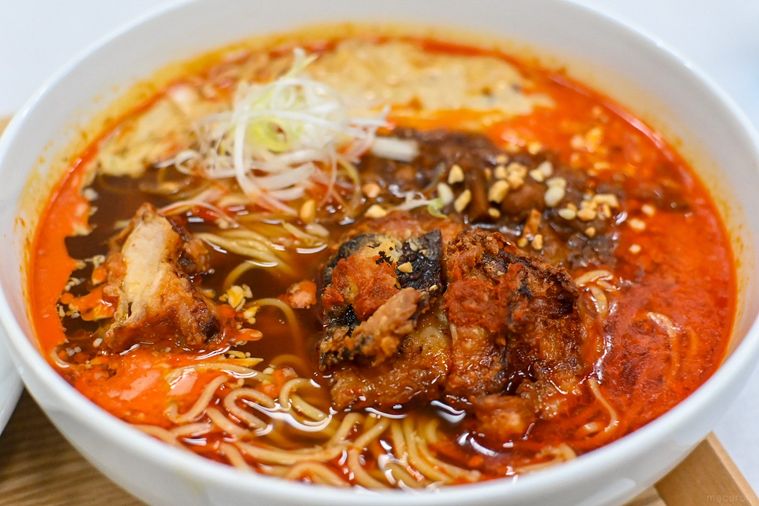 担々麺のアップ