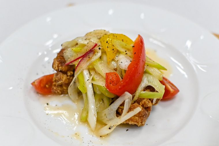 唐揚げのアップ