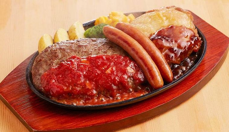 どどんっと大きなミックスグリル