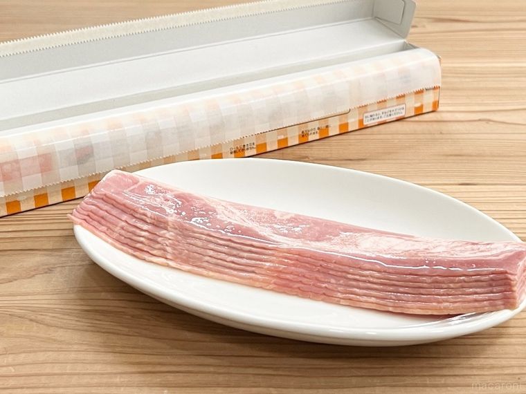 ベーコンとクッキングシート