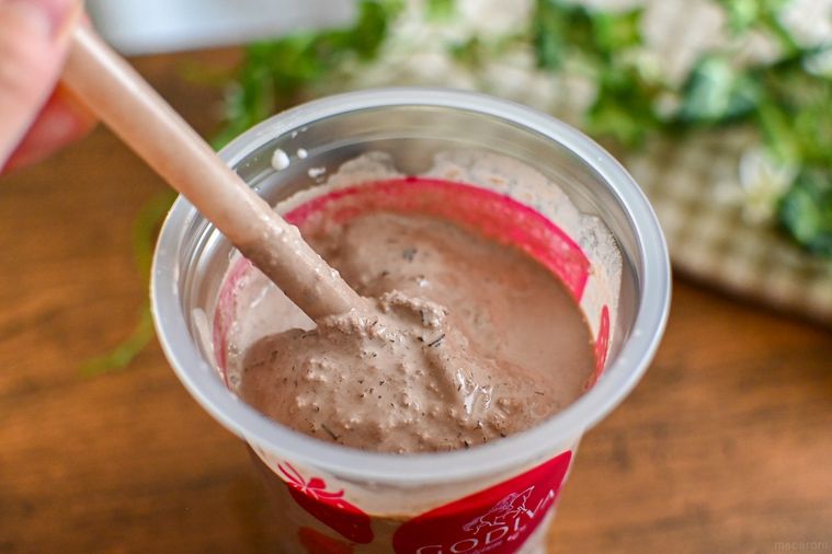 フラッペの中身のアップ