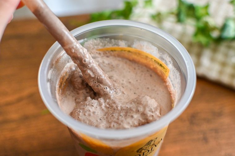 フラッペの中身のアップ