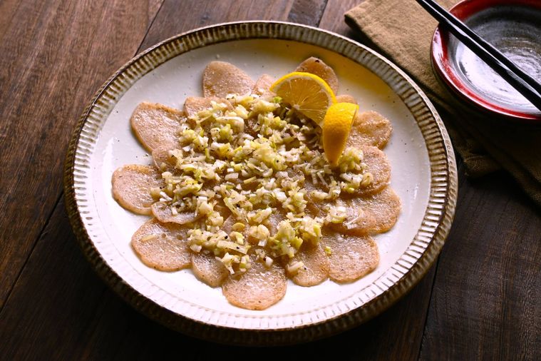 まるでお肉な食感。こんにゃく牛タン