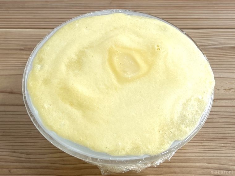 電子レンジで作ったクレープ生地