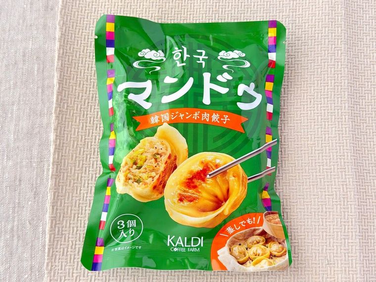 マンドゥ韓国ジャンボ肉餃子 3pのパッケージ