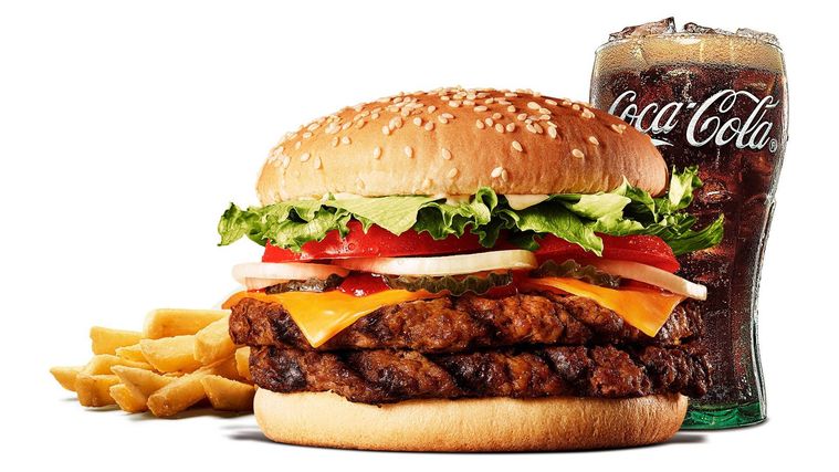 2. ダブルワッパー チーズ セット