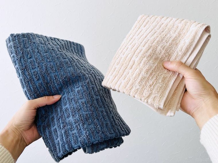 バスタオルとフェイスタオル