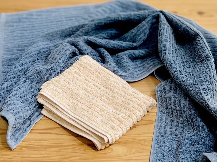 バスタオルとフェイスタオル