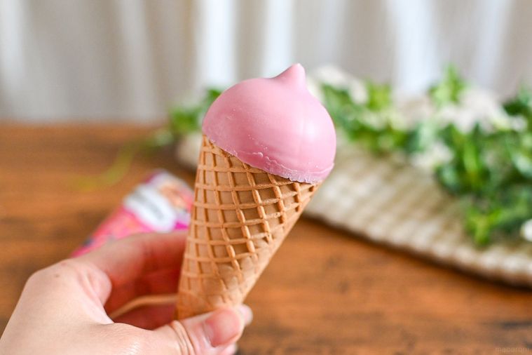 アイスのアップ