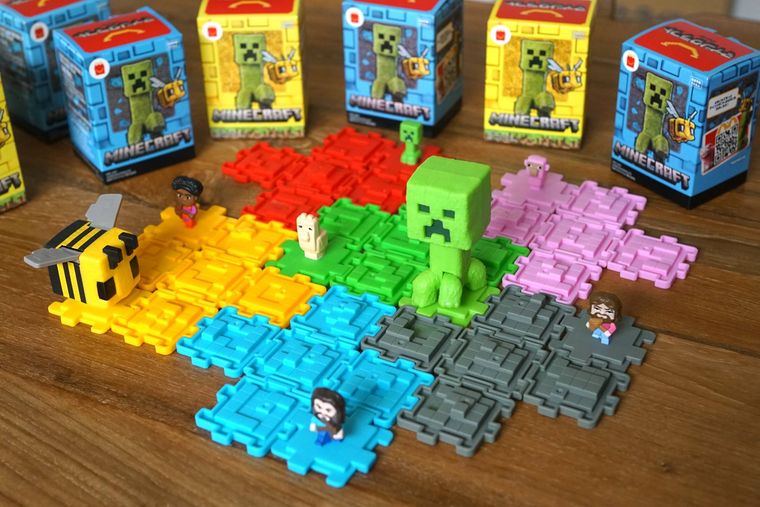 ハッピーセットマインクラフト ザ・ムービーの使用イメージ