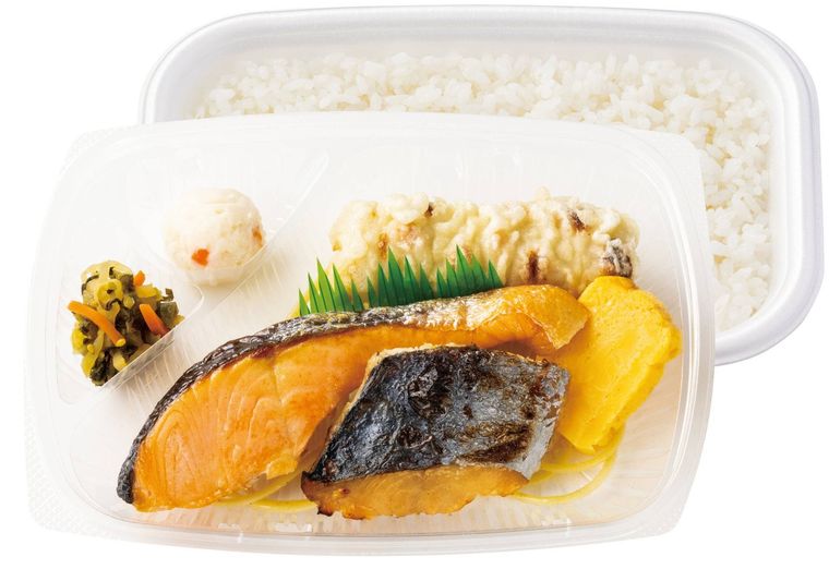 さわらの西京焼き＆しゃけ弁当