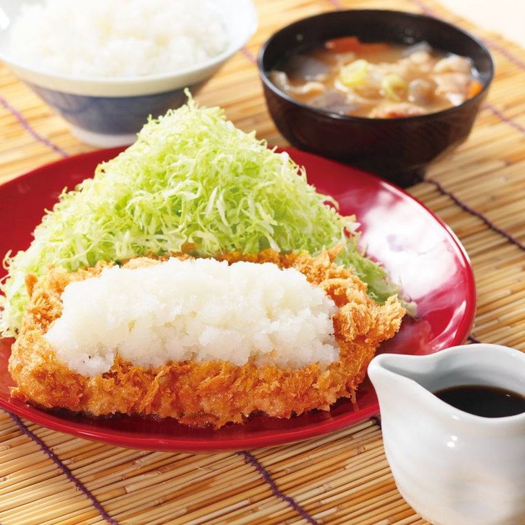 おろしカツ定食
