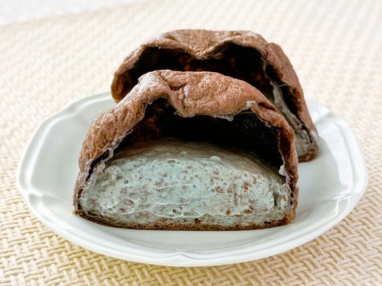 チョコミントもこの断面