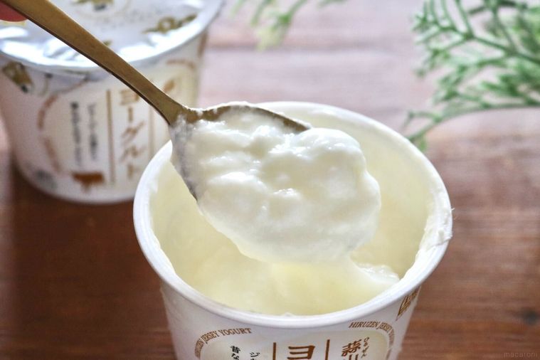 ふわふわしたヨーグルト