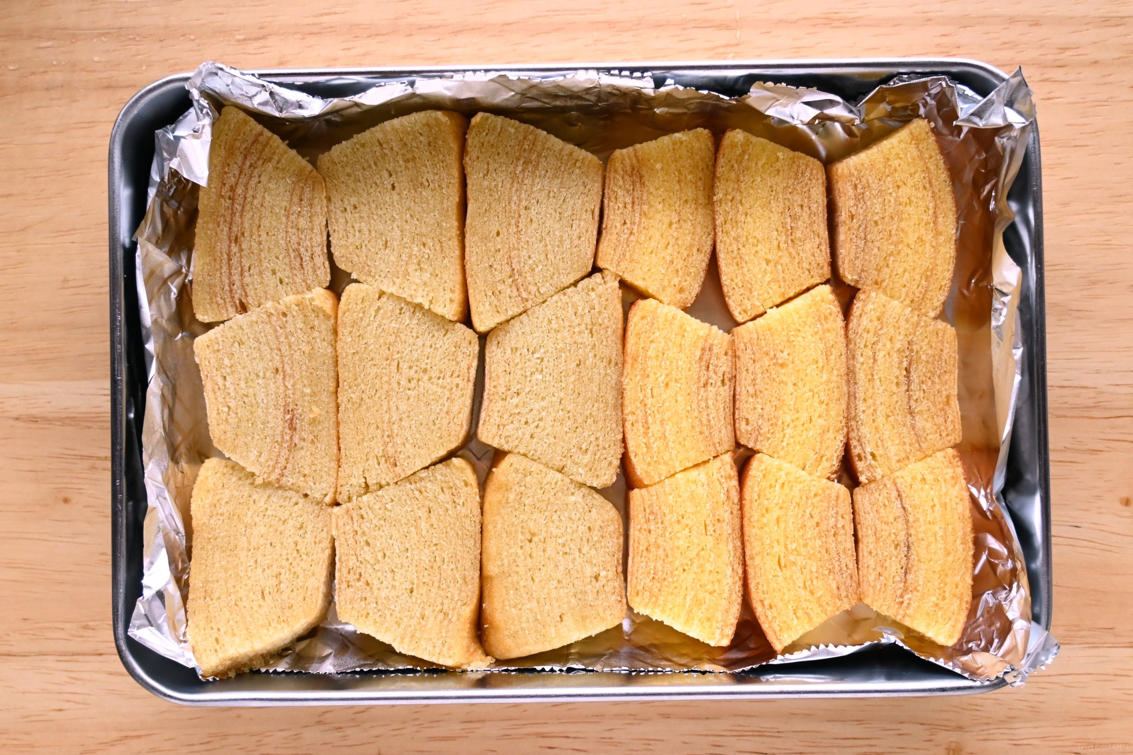 無印の「不揃いバウム」で作るフロランタン風スイーツ。話題のレシピを