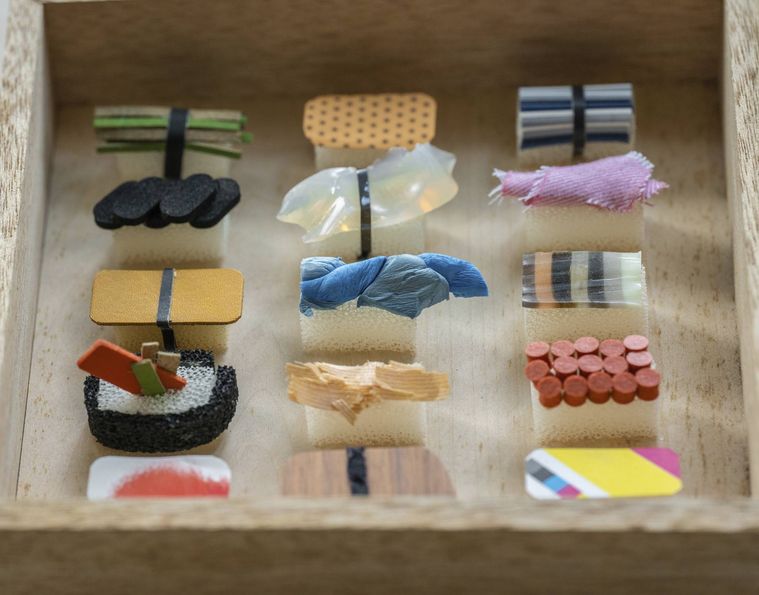 端材で作った寿司