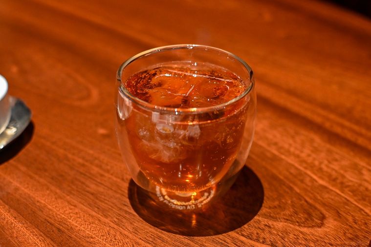 ノンアルコールカクテルのアップ