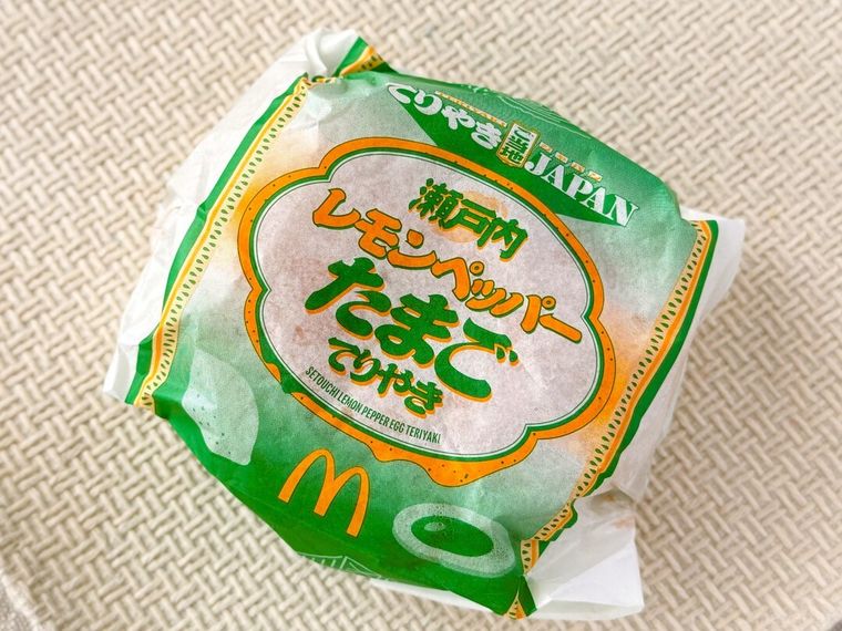 「瀬戸内レモンペッパー たまごてりやき」のパッケージ