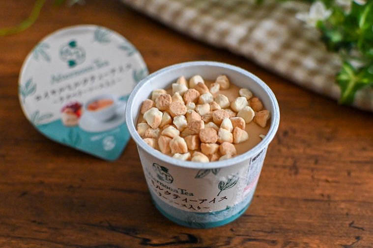 アイスの中身のアップ