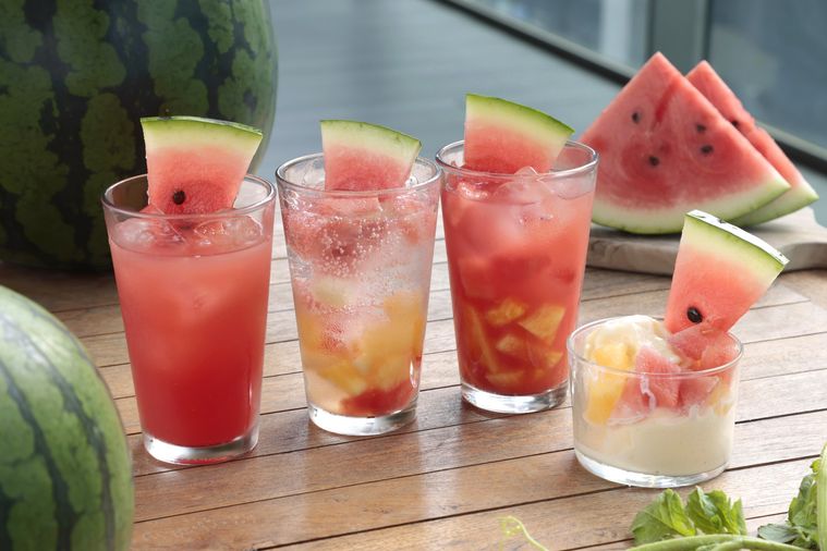 スイカのドリンク