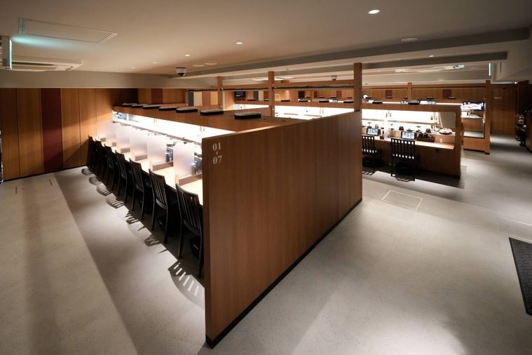 くら寿司の内観