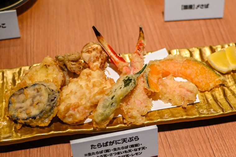 天ぷらの盛り合わせ