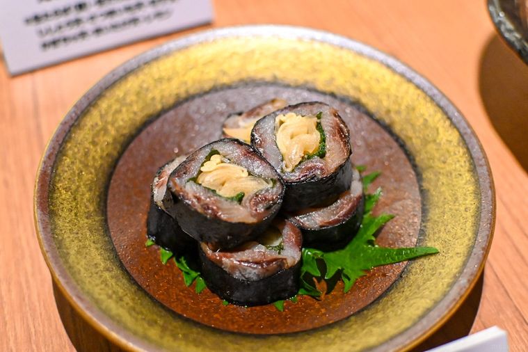 いわしの薬味巻