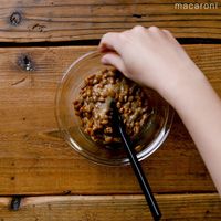 作り方 オクラ納豆キムチ丼