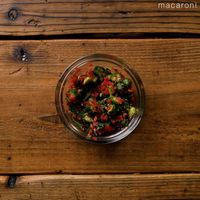 作り方 梅とオクラの白だしそうめん