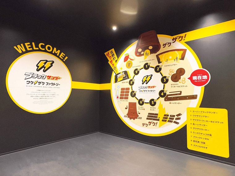 ブラックサンダーの秘密を学べる工夫満載