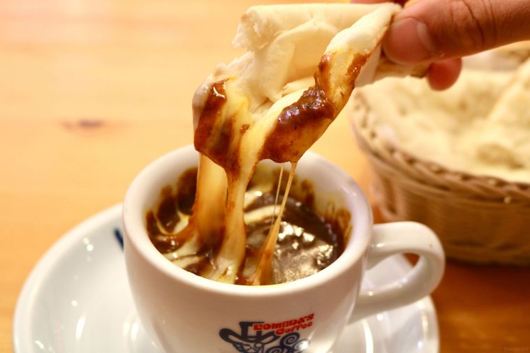 チーズカリーとナン