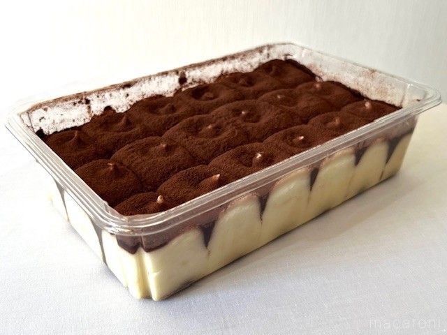 大容量のおいしそうなティラミス