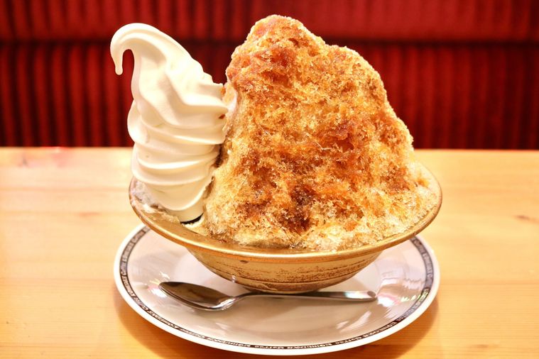 コメダ珈琲店カリー祭りのチャイ氷