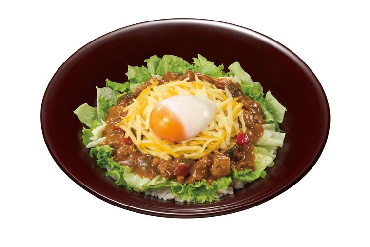 チーズスパイシーキーマカレー丼