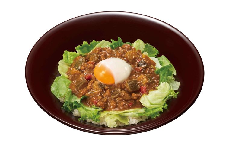 スパイシーキーマカレー丼