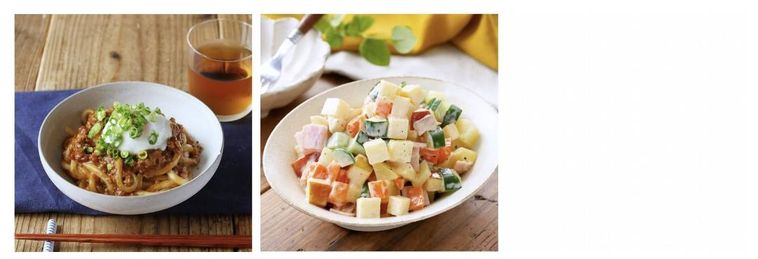 カレーうどん献立