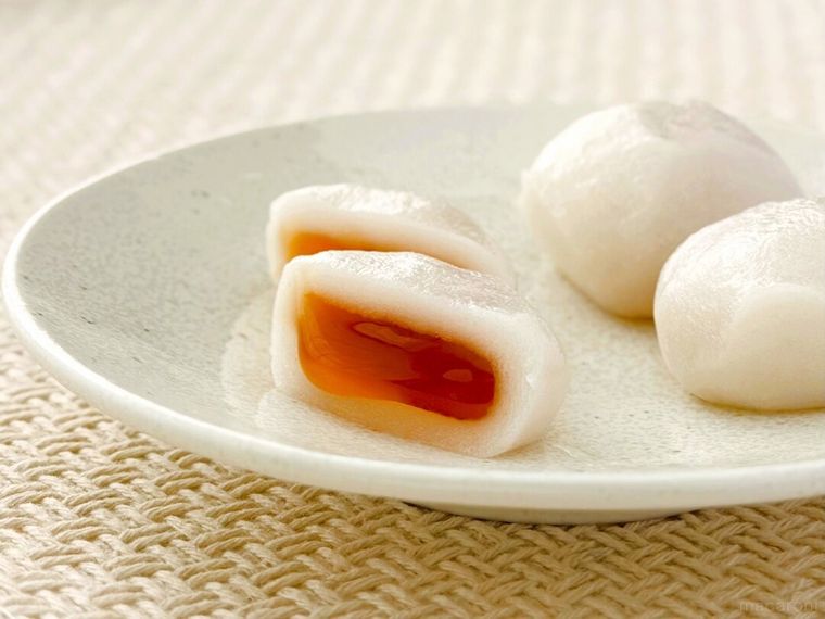 みたらしだんごの断面