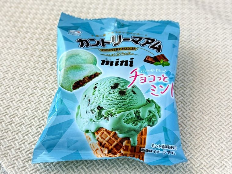 カントリーマアムミニ チョコっとミントのパッケージ