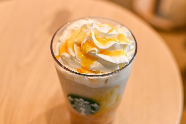 ホイップクリームのアップ