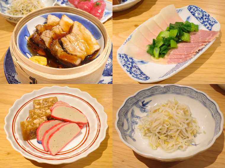 前菜のラインアップ