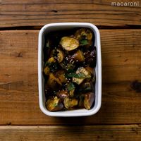 作り方 なすと大葉のめんつゆ和え