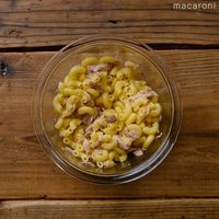 作り方 マヨネーズなしでめんつゆマカロニサラダ