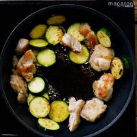 作り方 鶏肉とズッキーニのポン酢炒め